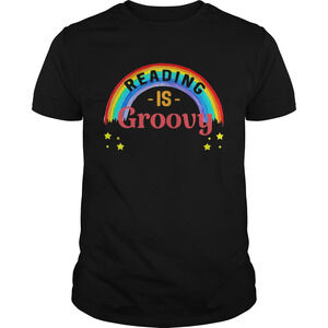 Reading Is Groovy Rainbow Star Shirt